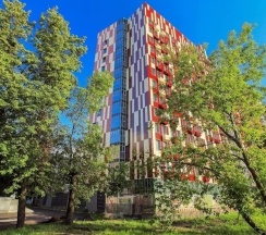 Blue - 2х местные апартаменты-студия у Ботанического сада (4 этаж) в Smart Lofts Moscow