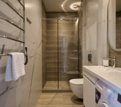 Апартаменты повышенной комфортности с 2 балконами и видом на горы в Alba inn apartments
