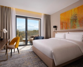 Двухместный номер Classic с панорамным видом на горы двуспальная кровать в Swissotel Wellness Resort Alatau Almaty