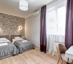 Комната стандарт с 2 односпальными кроватями в Белая Лилия