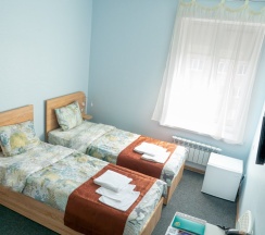 Комфорт с двумя односпальными кроватями в Eagle House Inn