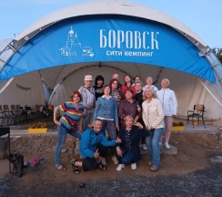 Шатер Дюна до 60 посадочных мест. в Боровск сити кемпинг