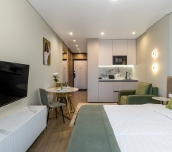 Praline №323 | Студия с видом на Волгу в Nort на Родионова