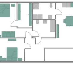 Апартаменты Гранд  в Белый снег