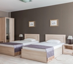 Двухместная студия Superior двуспальная кровать в Комплекс апартаментов Комфорт