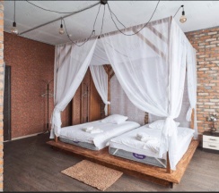 Полулюкс с кроватью кинг-сайз с балдахином  в Villa santarina