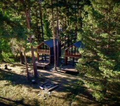 Дом с террасой в Os House