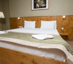 Двухместный люкс с балконом двуспальная кровать в Altyn Eco Park