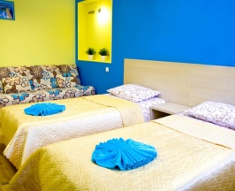 Двухместный номер с 2 отдельными кроватями и общей ванной комнатой в Альянс