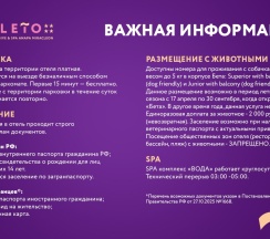 Альфа Супериор с балконом с 2 односпальными кроватями (номер для гостей с ограниченными возможностями) в Fioleto Ultra All Inclusive&SPA Anapa Miracleon