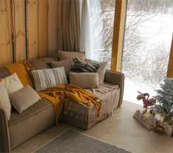 Лодж 1 с бесплатной сауной + Безлимитное посещение ЕлятыПарка в ЕлятыЛодж