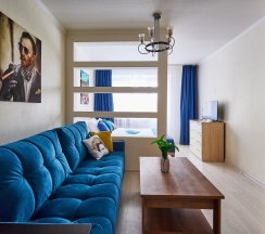 1-комнатные апартаменты стандарт в Tolstoy Apart (Толстой Апарт) на улице Ложевая