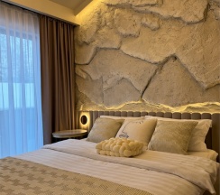 Дом «GOLD» с банным чаном на террасе в Luxe House