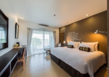 Двухместный номер Deluxe с видом на озеро 2 отдельные кровати в Blu Monkey Brown House Udonthani