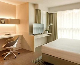 Двухместный номер Premier c 1 комнатой двуспальная кровать в Oasia Suites Kuala Lumpur