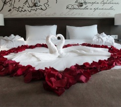 Двухместный номер Комфорт с большой кроватью в Онегин