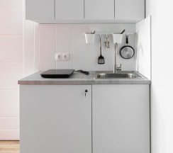 Апартаменты Эконом двуспальная кровать в Апарт-отель Nordy Homes Minsk