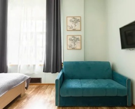 Двухместный номер Семейный двуспальная кровать в Пушка