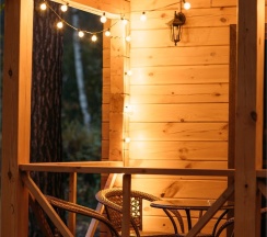 Домик с террасой (1 линия) в Таналтай