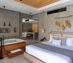 Двухместный люкс Pool & Jacuzzi Tucana двуспальная кровать в SUNRISE Tucana Resort