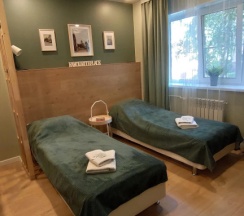 Двухместная Studio Apartment с видом на город (2 отдельные кровати) в Апартаменты на Водной Заставы