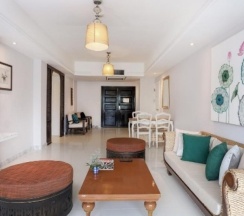 Люкс с ванной с 3 комнатами с балконом и с видом на море в Thavorn Palm Beach Resort Phuket