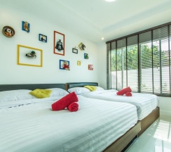 Двухместная вилла с 3 комнатами 2 отдельные кровати в Happy-Home Pool Villa