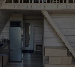 A-frame у воды в The Les