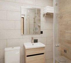 Мини Стандарт вид на бассейн / Mini Standart Pool Vie в Lavicon Apart Nebug