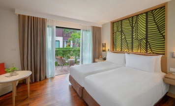 Двухместный номер Wing Deluxe Thai Village с балконом 2 отдельные кровати в Amari Koh Samui