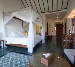 Двухместный номер Deluxe с видом на сад двуспальная кровать в Cassia Cottage Resort and Spa