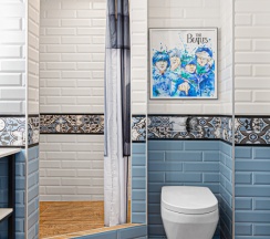 Апартаменты с балконом и с красивым видом из окна в Апартаменты 2-комнатные Music House