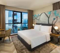 Двухместные апартаменты Deluxe c 1 комнатой (двуспальная кровать) в Millennium Place Barsha Heights