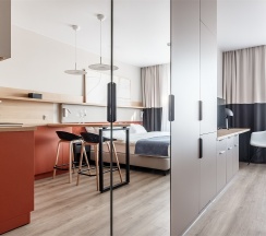 Studio Large 26,3 закатное солнце в Well