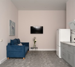 Люкс с 1 спальней и кухней-гостиной в Academia Васильевский