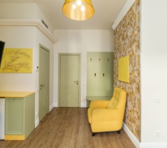 Двухкомнатные апартаменты "Янтарь" с кухней и видом на собор Петра и Павла в Orfei Hotel