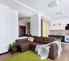 Апартаменты с 2 комнатами с балконом и с красивым видом из окна в Andora-apart
