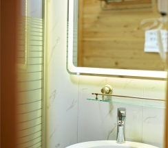 Двухместный гостиничный номер с двумя кроватями в Алые паруса