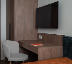 Трехкомнатный апартамент Luxury Dubai с двумя спальнями в Real Apartments Sochi