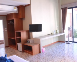 Двухместный номер Air-Con рядом с пляжем двуспальная кровать в Kaibae Beach Resort
