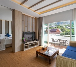 Люкс New с джакузи на крыше c 1 комнатой в Phunawa Resort