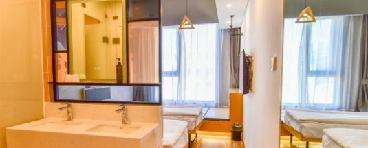 Двухместный номер Deluxe 2 отдельные кровати в Zhangjiakou Yunding Miyuan Prince Hotel