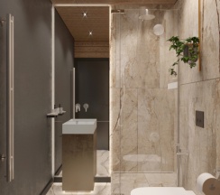 Коттедж VIP с балконом в Плавное течение