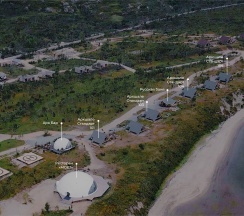 АРК-шале СТАНДАРТ SNGL 2 Односпальные кровати в Titovka arctic river park