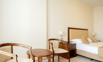 СТАНДАРТ С БОЛЬШОЙ КРОВАТЬЮ (DBL 2 этаж) в Gala Hotel