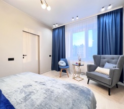 1-комнатные апартаменты студия LUXURY APARTMENTS ВОЗЛЕ ТРЦ АУРА в Сутки как дома на улице Шевченко