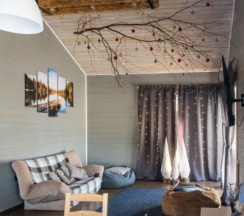 Шале в японском саду в Шале Мануки эн