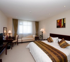 Двухместный номер Standard двуспальная кровать в Пекин Палас Soluxe Hotel Astana