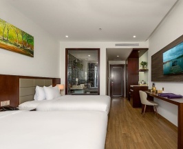 Семейный номер с балконом в Отель Aria Grand Hotel & Spa