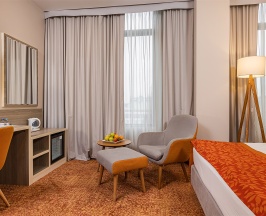 Стандартный номер с видом на город и 1 большой кроватью в Holiday Inn Kaliningrad